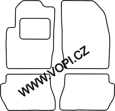 Autokoberce Mazda 2 2005 - 2011 Colorfit (2837)